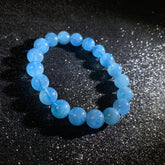 糯种海蓝宝手串