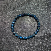 暗夜海蓝宝手串