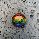 斑彩六芒星吊坠