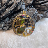 斑彩复古设计款吊坠