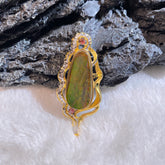 斑彩复古设计款吊坠