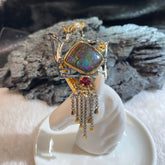 斑彩复古设计款吊坠