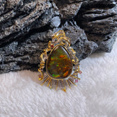 斑彩复古设计款吊坠