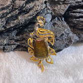 斑彩复古设计款吊坠