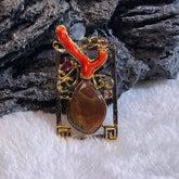 斑彩复古设计款吊坠