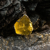 利比亚原石吊坠