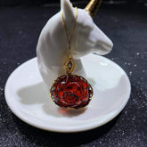 血泊花型设计款吊坠S级