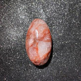 鸩羽红胶花手握件