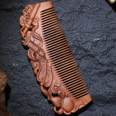 大號葫蘆雷擊棗木梳子