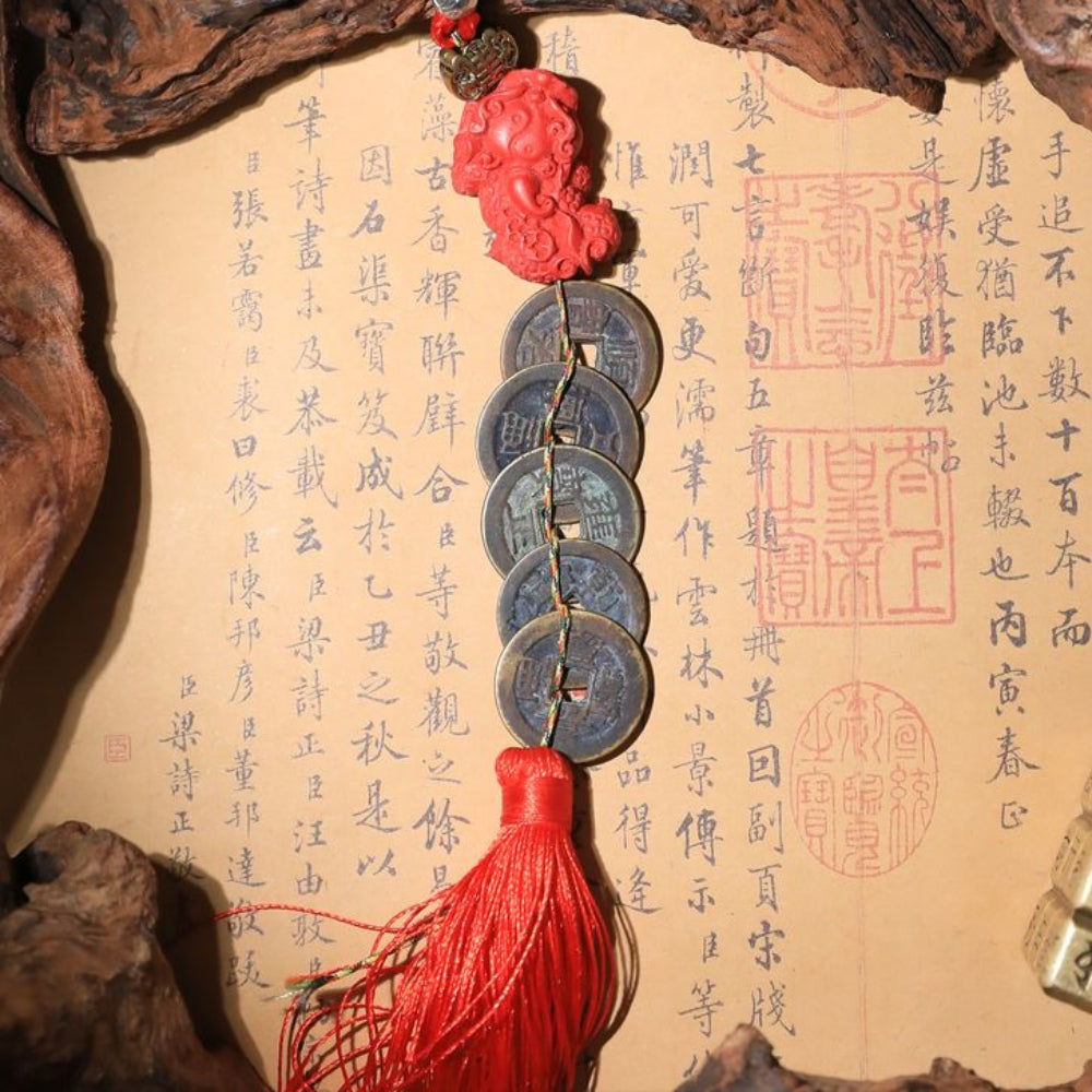 貔貅五帝錢掛飾